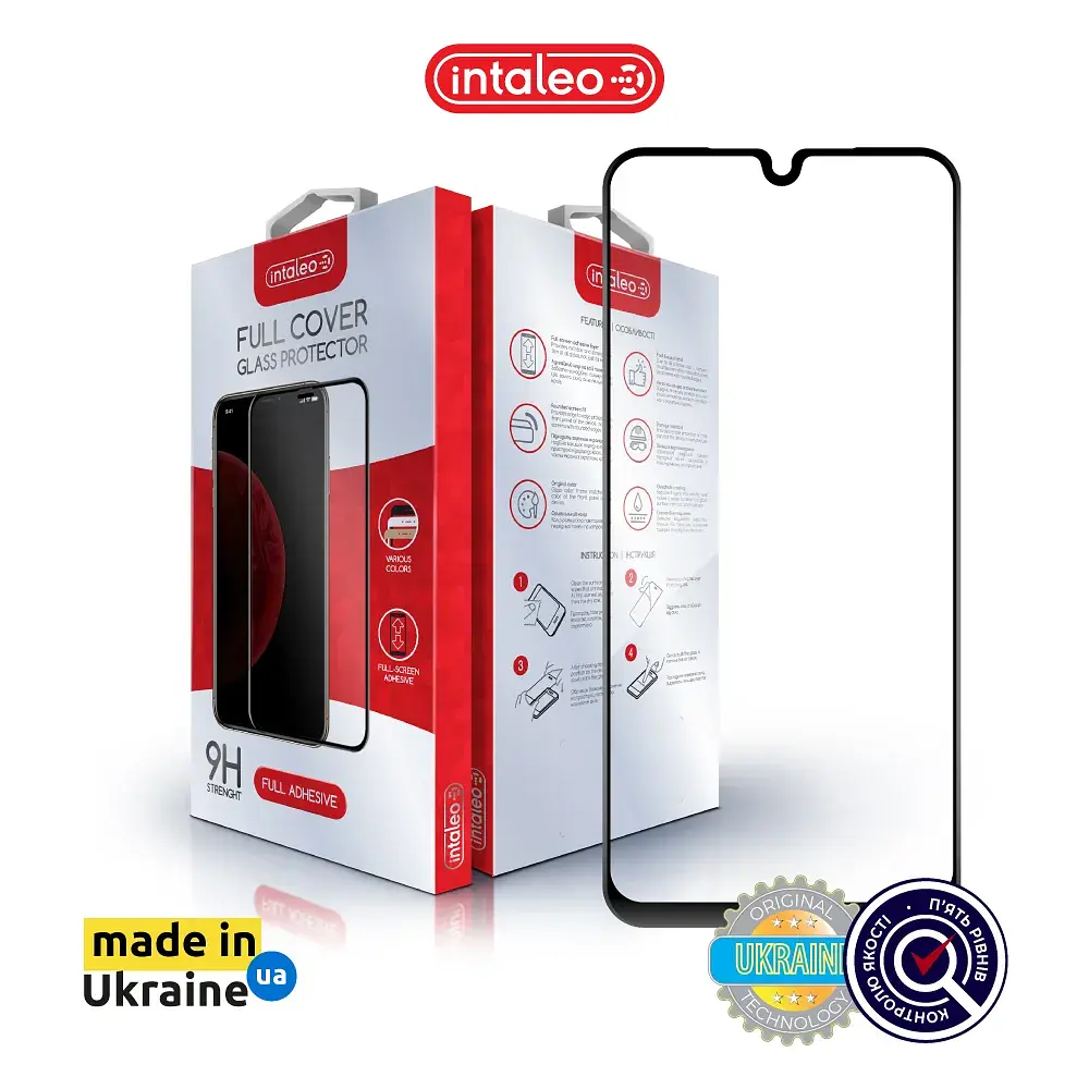 Захисне скло Intaleo Full Glue для Samsung Galaxy M16 Black (1283126620188) - фото 2