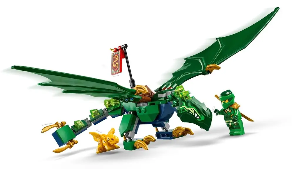 Конструктор LEGO Ninjago Зелений лісовий дракон Ллойда 121 деталей (71829) - фото 8