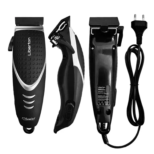Машинка для стрижки Liberton LHC-7002, Black/White, 10W, живлення від мережі, 4 насадка, петля для підвішування (LHC-7002) - фото 2