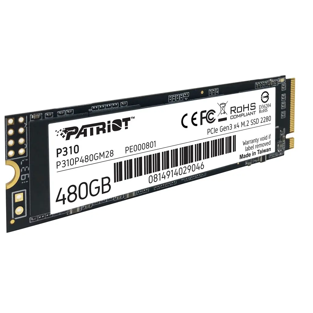 Накопичувач SSD M.2 2280 480GB Patriot (P310P480GM28) - фото 2