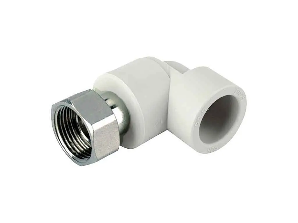 Кут KOER 1/2" 90° d 20мм з накидною гайкою K0144.PRO - 20x1/2F PPR