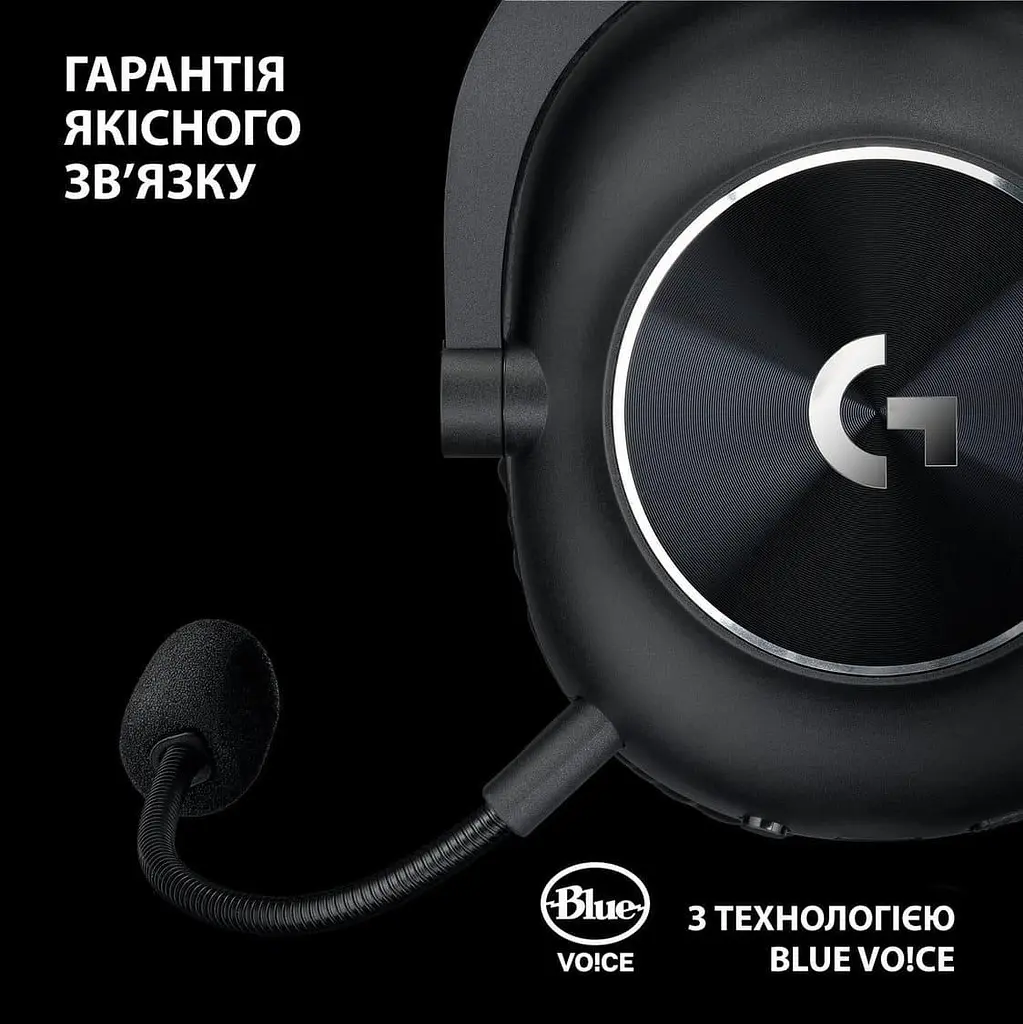 Ігрова гарнітура Logitech G Pro X 2 Lightspeed Wireless Black (981-001263) - фото 6