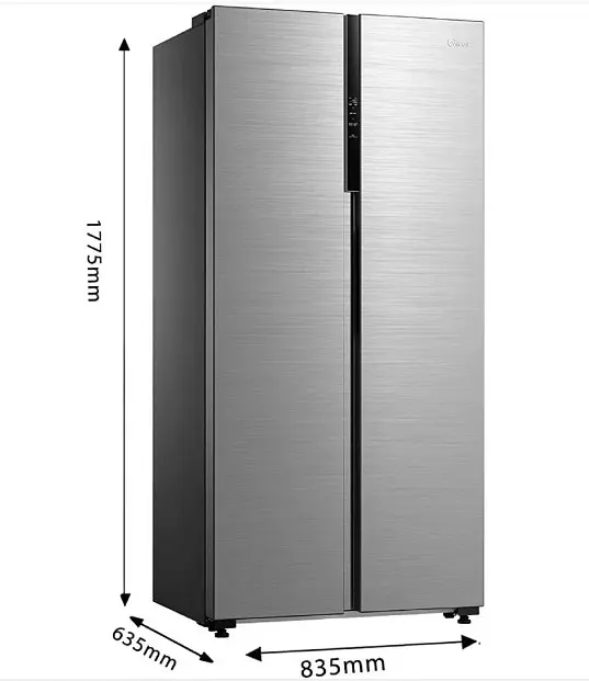 Холодильник MIDEA MDRS619FIE46 нерж. - фото 3
