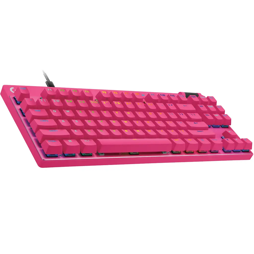 Клавiатура Logitech G PRO X TKL Rapid Magenta (920-013253) - фото 2