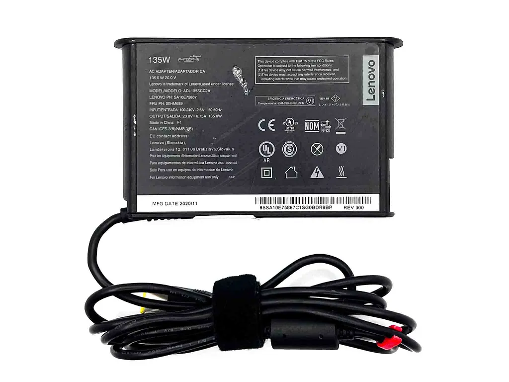 Блок живлення Lenovo 135w 20v (USB+pin) New type 2Pin - Б/В - фото 2