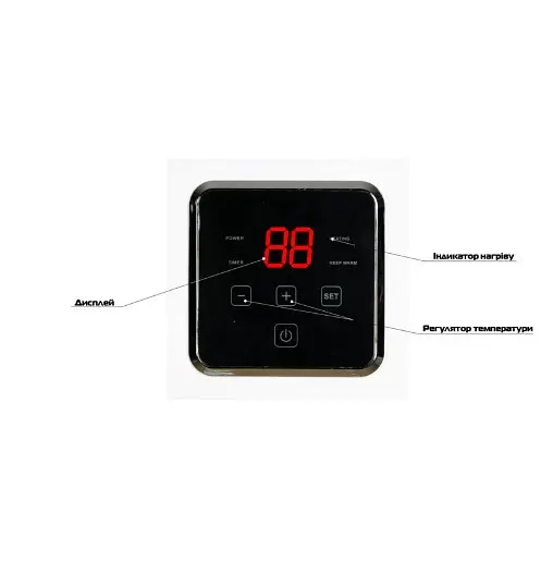 Водонагрівач Mixxus EWH-14080 CUBE WET(Н) 80 л, 2 кВт, мокрий ТЕН, горизонтальний, квадратний, білий (WH0615) - фото 5