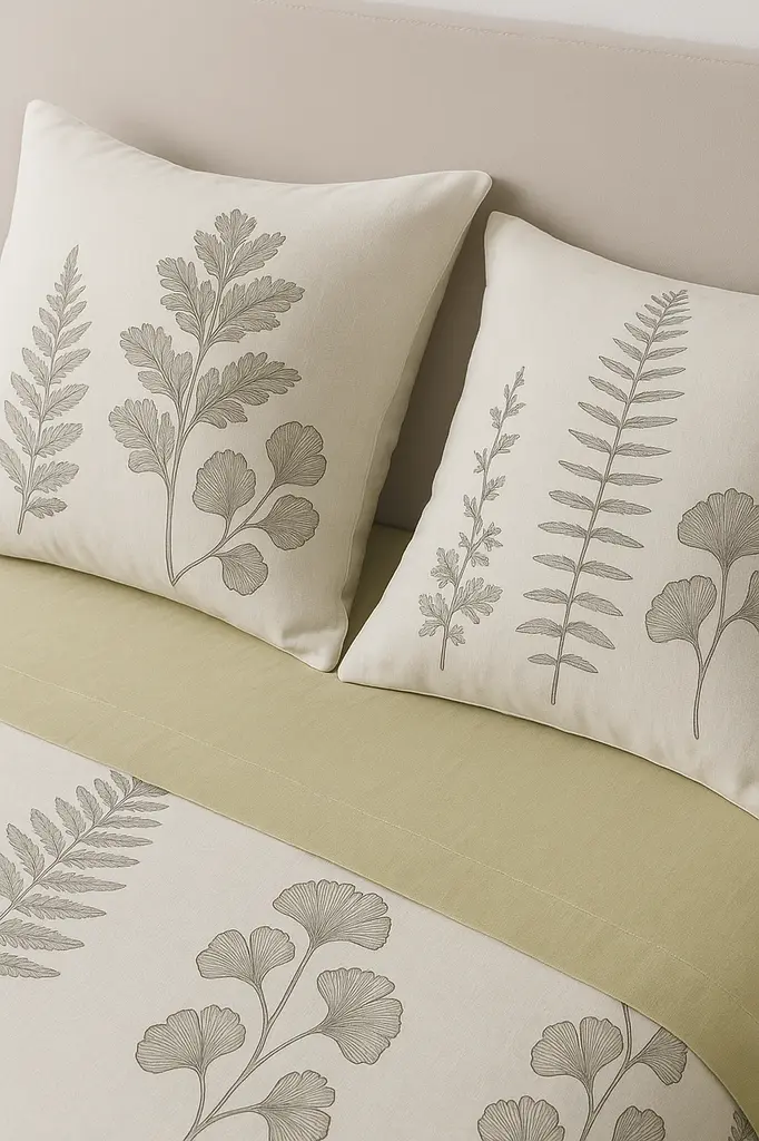 Комплект постільної білизни Ecotton полуторний 150х215 см Польові квіти на білому 24305 (24945) - фото 2