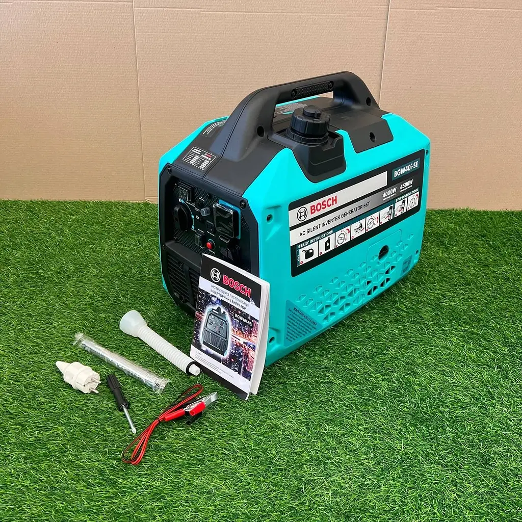 Інверторний бензиновий генератор Bosch BGW40i-SE 4.0/4.5 кВт, 220В, Дисплей +Електростартер - фото 5