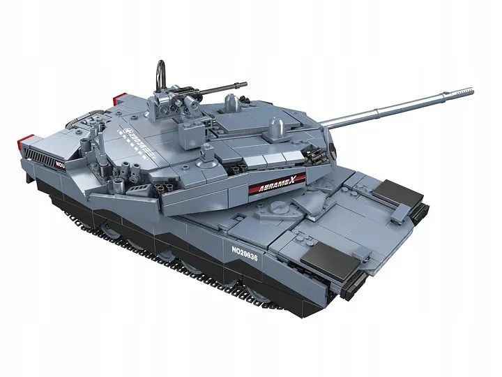 Конструктор танк на радіокеруванні  Mould King танк АБРАМС Abrams X Tank для дорослих та дітей військова техніка 1192 деталі - фото 4