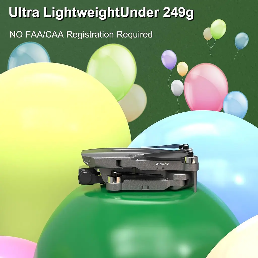 Дрон Wipkviey з камерою 4K Professional для дорослих початківців, B12 GPS складаний професійний RC Quadcopter Б/в - фото 5