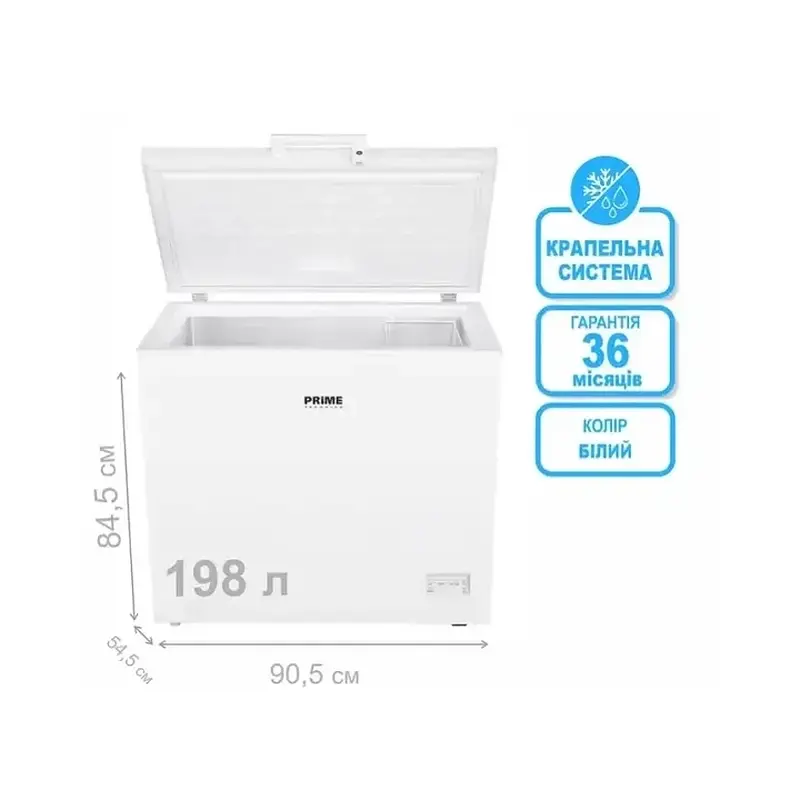 Морозильна камера PRIME Technics CS 20143E - фото 3
