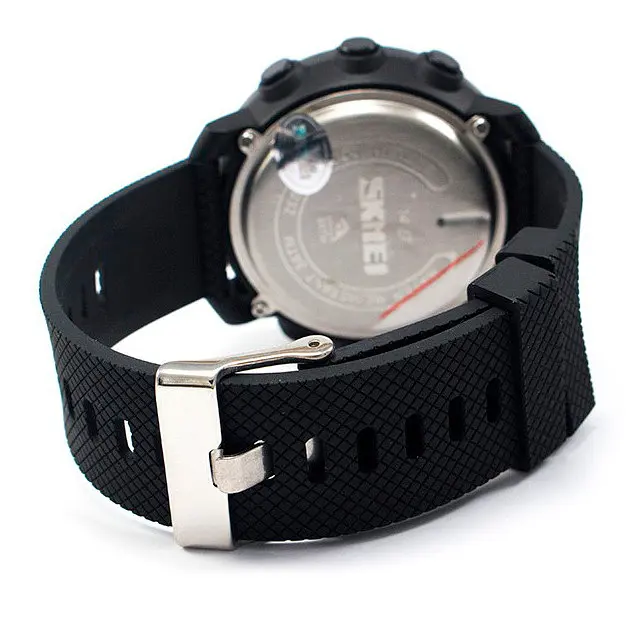 Наручний годинник чоловічий Skmei 1427 Black ABS (12376) - фото 5