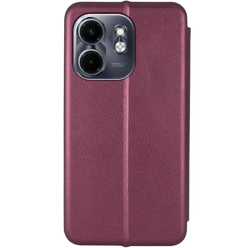 Шкіряний чохол-книжка Classy для Infinix Smart 9 4G / Hot 50i Бордовий - фото 3