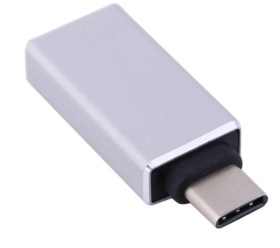 Перехідник Type-C USB 3.1 (OTG) OEM, сріблястий - фото 2