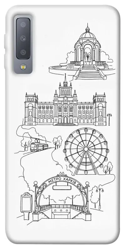 TPU чохол Demsky Kharkiv spirit для Samsung A750 Galaxy A7 (2018)