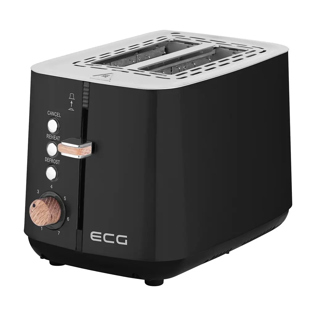 Тостер ECG ST 2768 Timber Black - фото 4