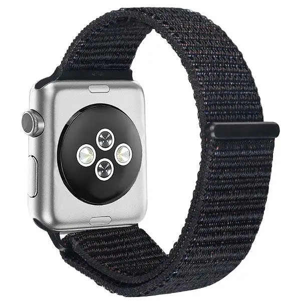 Нейлоновий ремінець Primo для Apple Watch 38 мм, 40 мм, 41 мм Black - фото 2