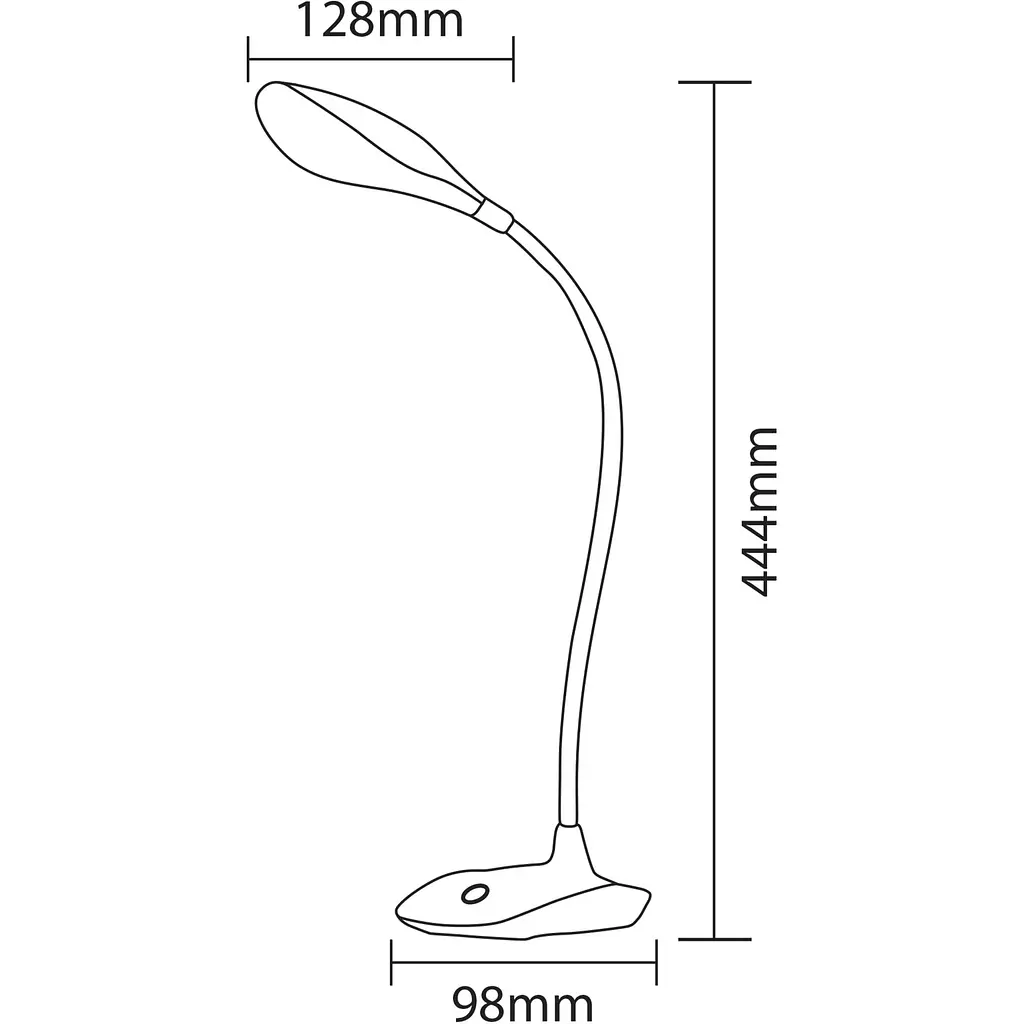 Светильник настольный Horoz Electric Asli LED 9W белый - фото 2