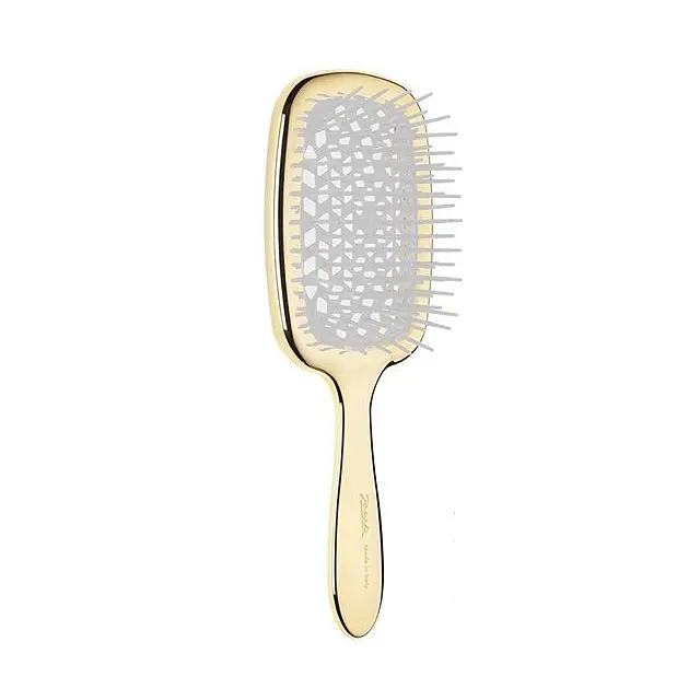Щітка для волосся золото з білим Superbrush Janeke