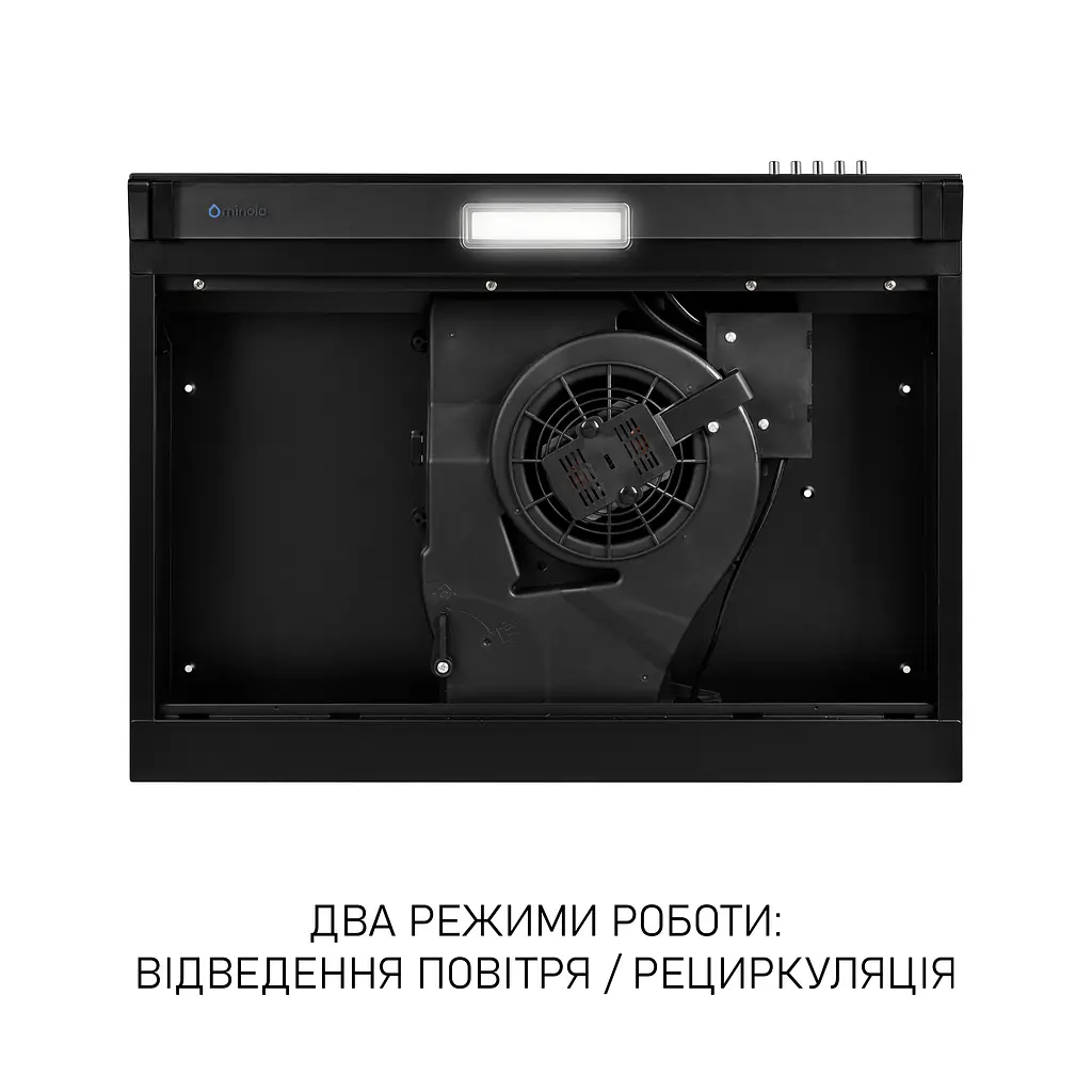 Витяжка плоска Minola HPL 6200 BLF - фото 6