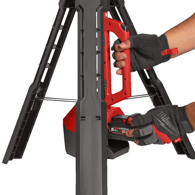 Щогла освітлення акумуляторна Milwaukee M18SAL2-0 2800Лм каркас - фото 4