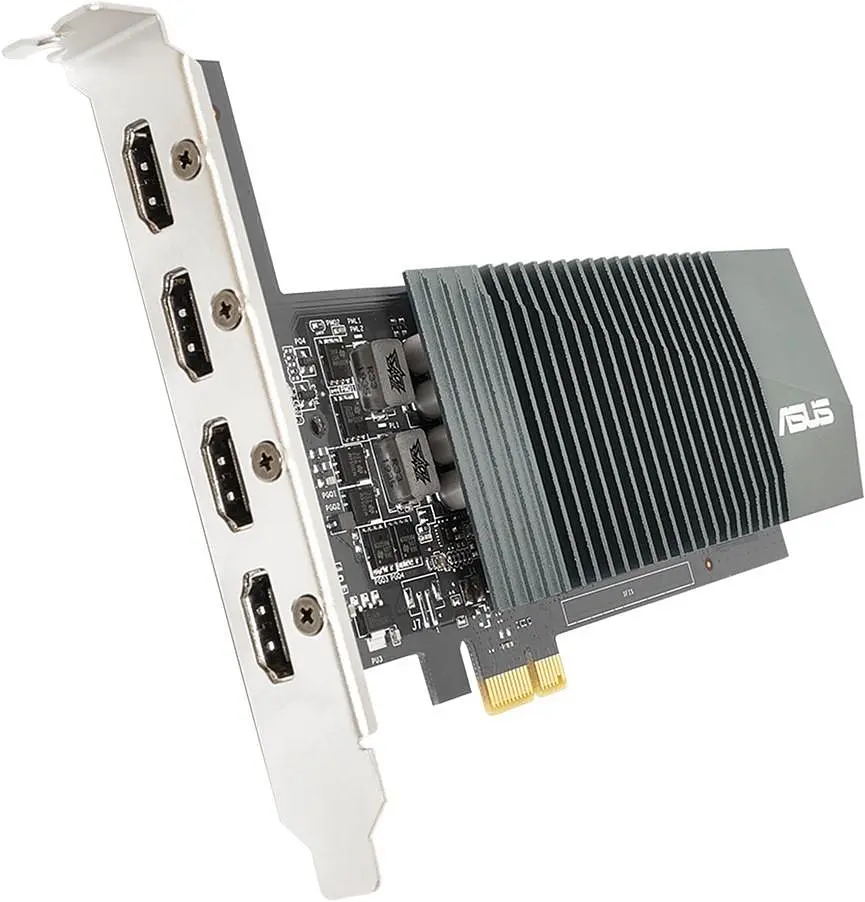 Видеокарта ASUS GT 710 2Gb (GT710-4H-SL-2GD5) (GDDR5, 64 bit, PCI-E 2.0 x16) Б/у - фото 2