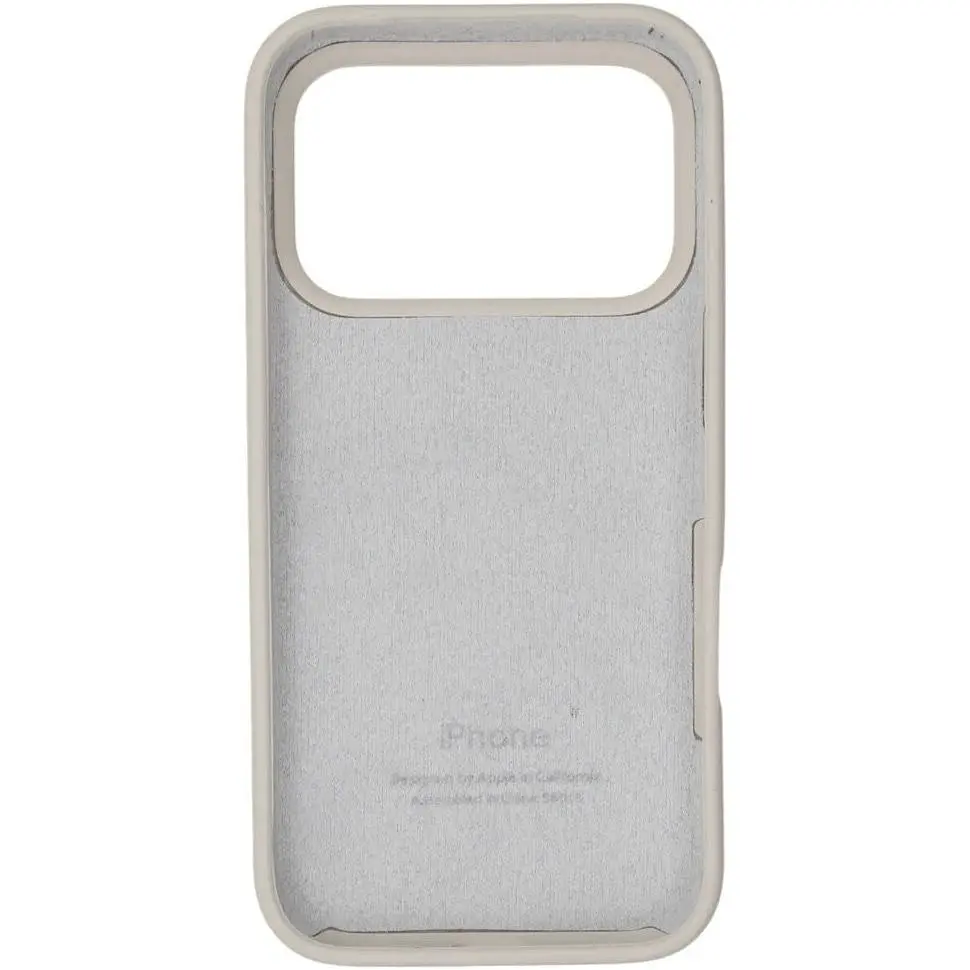 Чехол Silicone Case для Apple iPhone 17 Pro Max Stone AA [145151] - фото 2