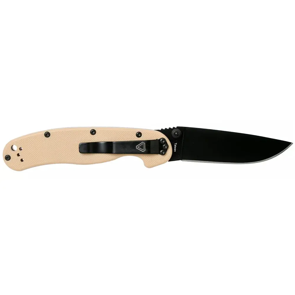 Ніж Ontario Knife RAT II D2 BB Desert Tan - фото 2