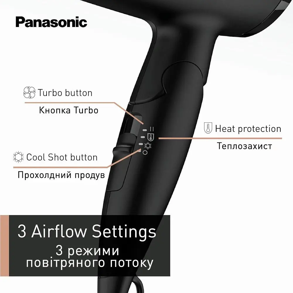 Фен дорожній Panasonic EH-ND65-K865 - фото 2