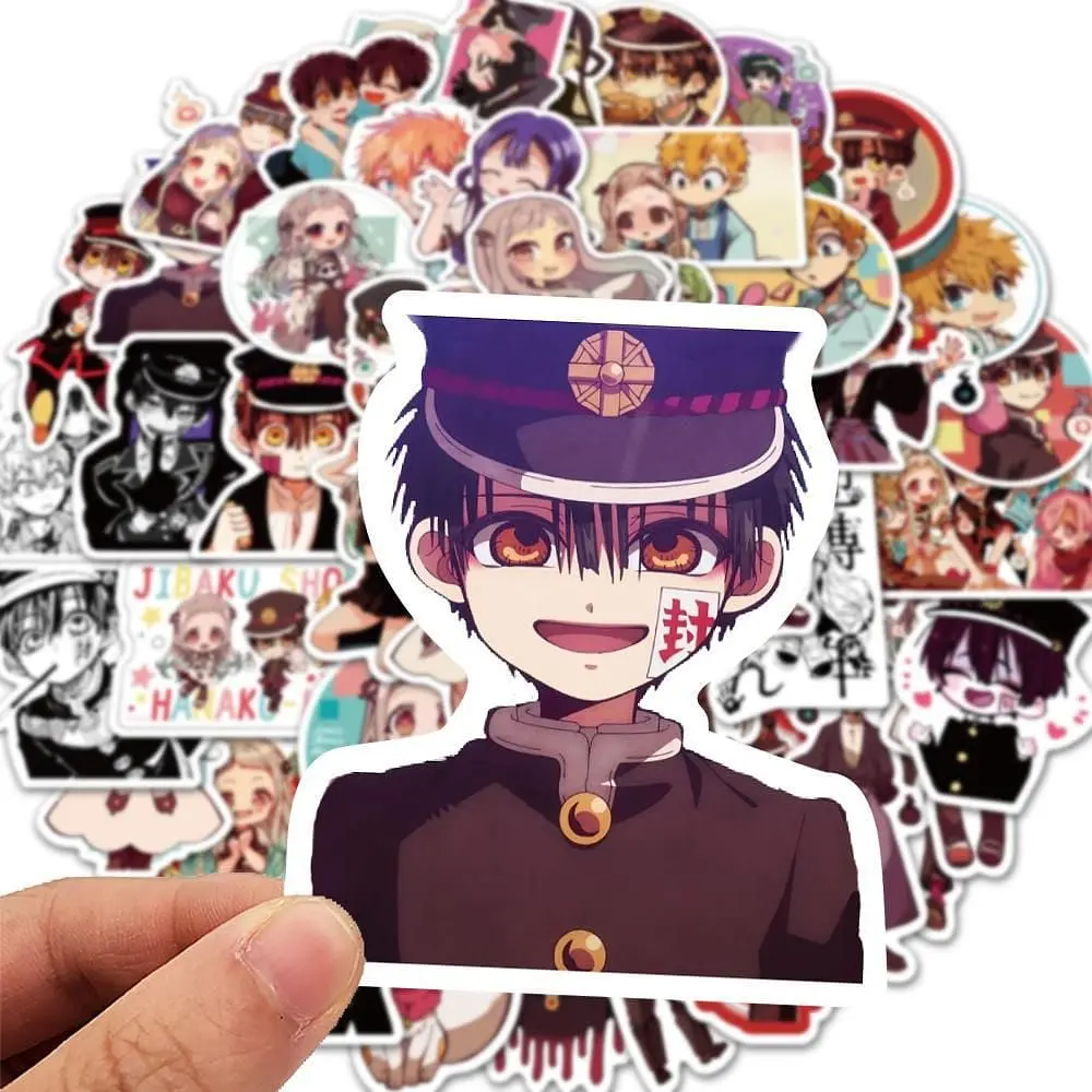 Стікерпак GeekLand Jibaku Shounen Hanako-kun 50 штук - фото 2