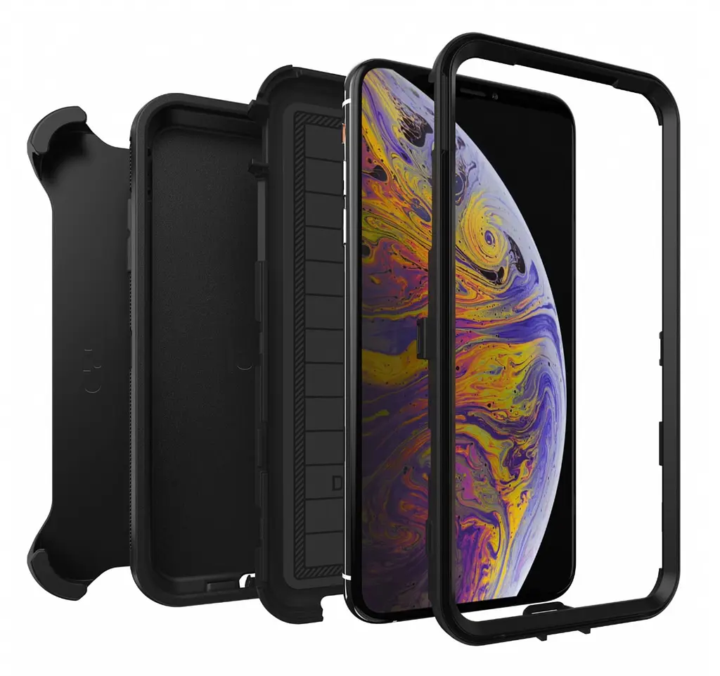 Чохол протиударний із кліпсою OtterBox Defender Pro 77-60717 для iPhone XS Max (6.5") Black - фото 2