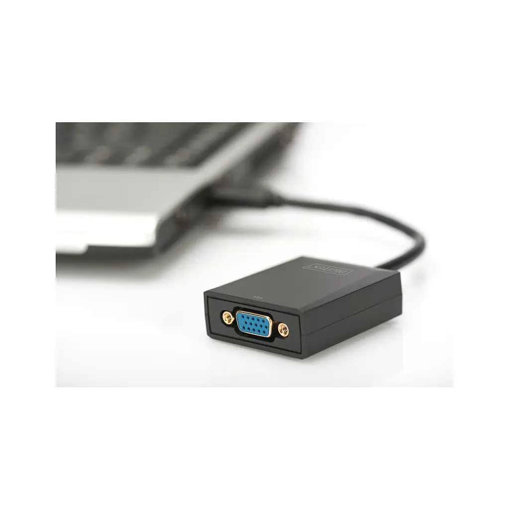 Перехідник USB 3.0 AM to VGA F 0.15m Full HD Digitus (DA-70840) - фото 3