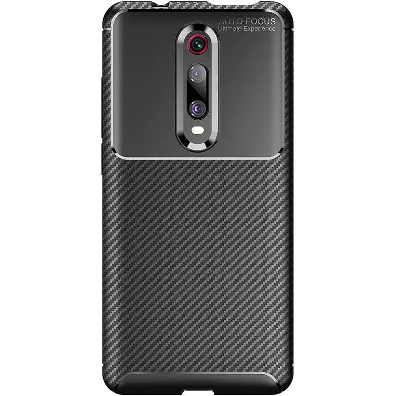 Чохол-накладка Toto TPU Carbon Fiber 1.5 mm Case Xiaomi Redmi Mi 9T/Mi 9T Pro/Redmi K20/K20 Pro Black - фото 5