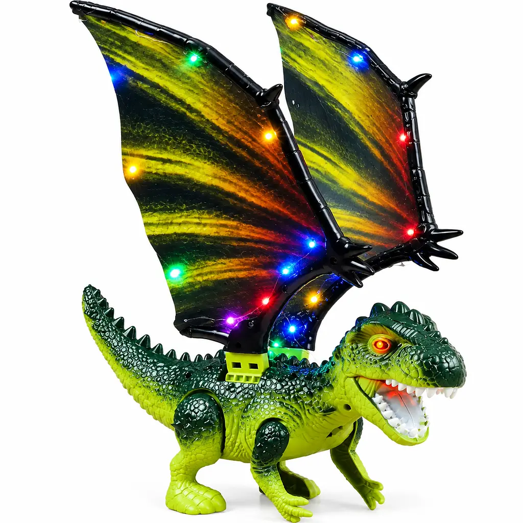 Іграшкові крила з динозавром "Dinosaur Wings" 65 см зі світловими ефектами та музикою іграшка динозавр на спину з рухомими лапами