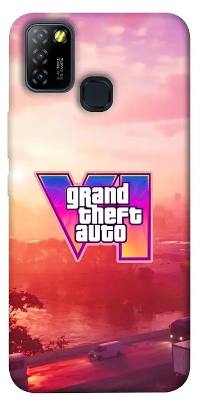 TPU чохол Demsky GTA VI Vice City для Infinix Hot 10 Lite