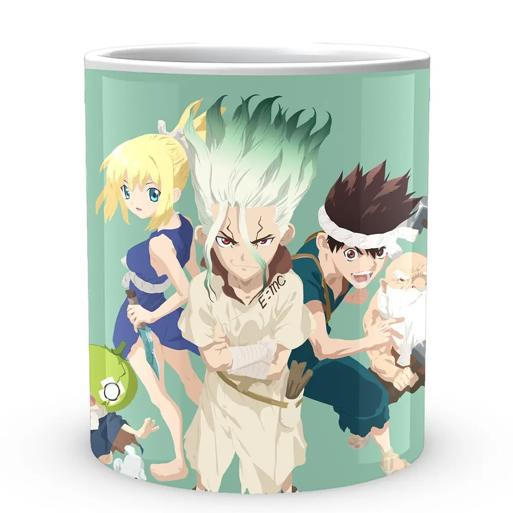 Кухоль GeekLand Dr. Stone Доктор Стоун Сенку Кохаку Суйка Хром Касекі DS 02.06 330 мл білий - фото 2