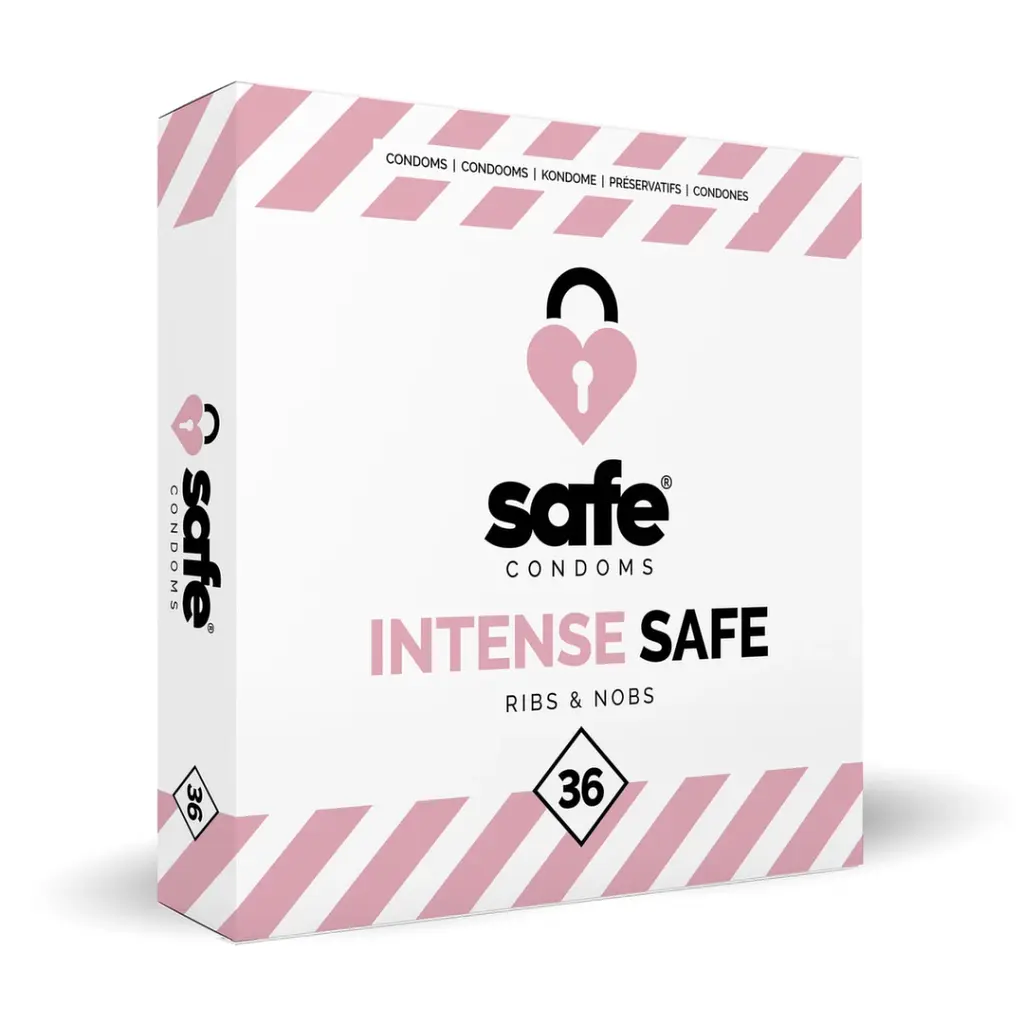 Презервативи Intense Safe Ribs Nobs, 36 шт