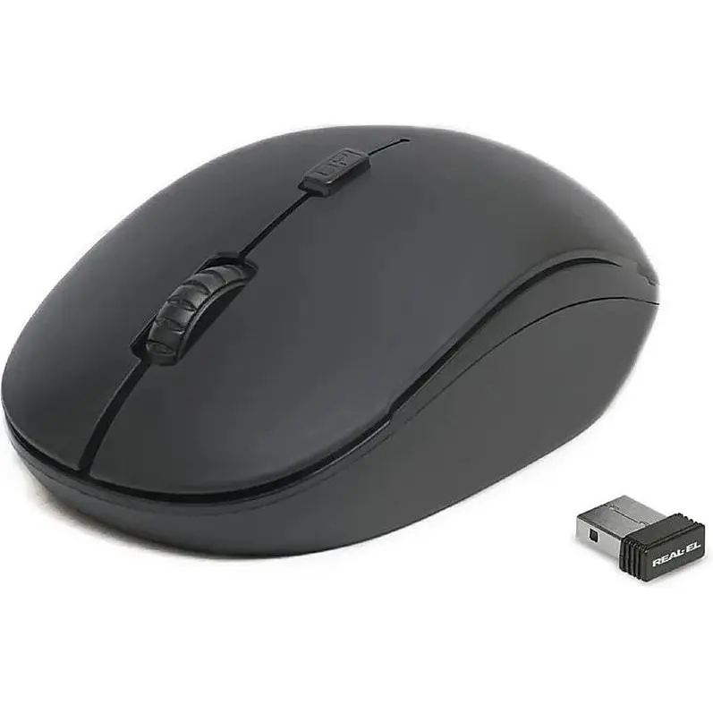 Миша REAL-EL RM-301 Wireless black - фото 2