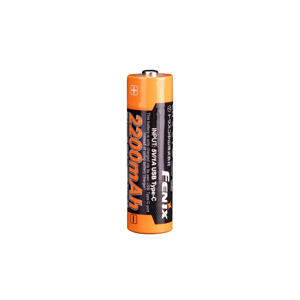 Аккумулятор 14500 Fenix ​​2200 mAh Li-ion зарядка Type-C (ARB-L14-2200U) - фото 4