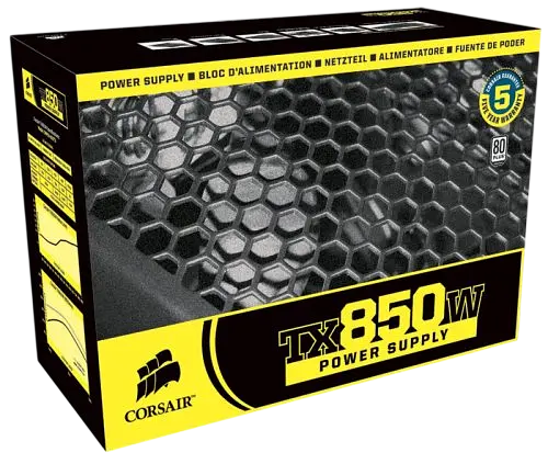 Блок живлення Corsair TX850W 850W 80+ (CMPSU-850TX) Б/В - фото 2