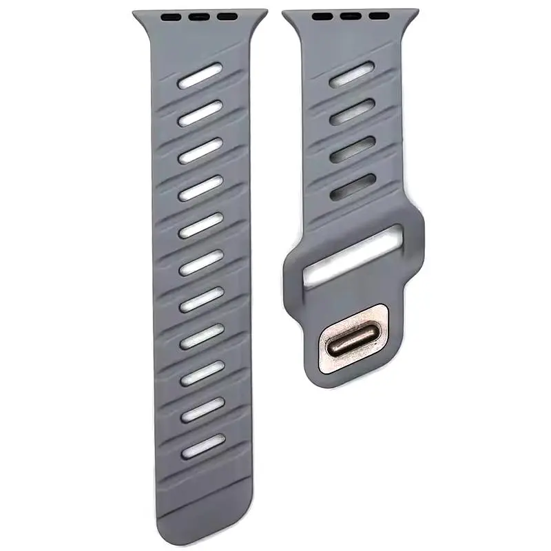 Ремешок Epik Urban для Apple Watch 42 (сер. 1-3)/44/45/46/49 мм, серый - фото 2