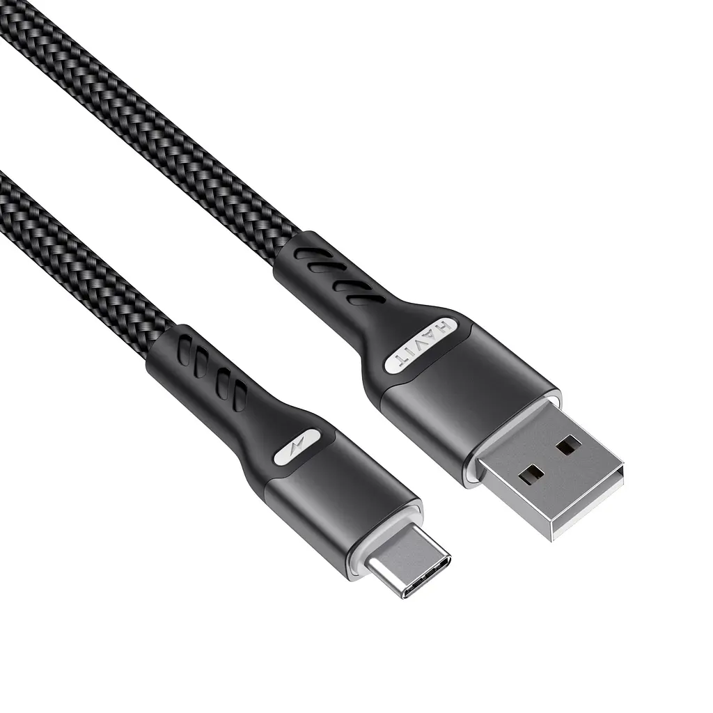 Кабель USB - USB-C HAVIT HV-CB6217 3A 1м Black HAVIT (27810-000) - фото 5