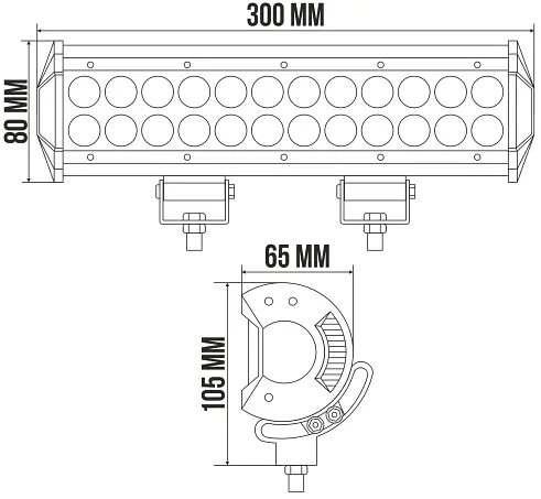 Світлодіодна додаткова LED фара Belauto Sport Алюмінієвий корпус (BOL2403S) - фото 2