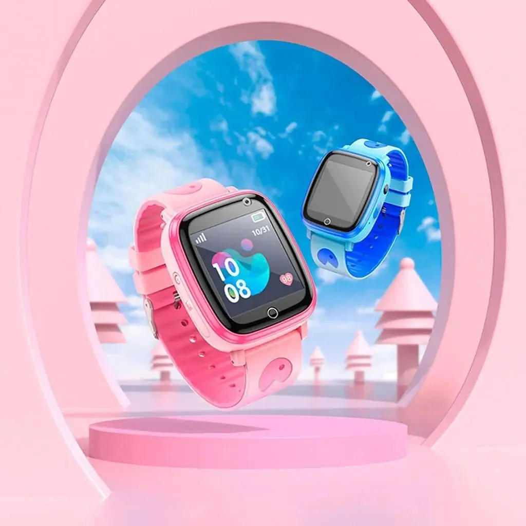 Детские смарт-часы Hoco Y100 Children Watch With Call Function Pink - фото 3