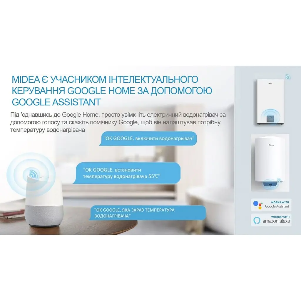 Бойлер Midea Prime плоский D50-20ED6 (D) белый - фото 11