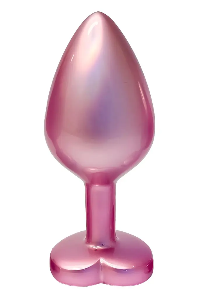 Анальна пробка Gleaming Love Pearl Pink Plug S 7.1 см (рожевий) - фото 2