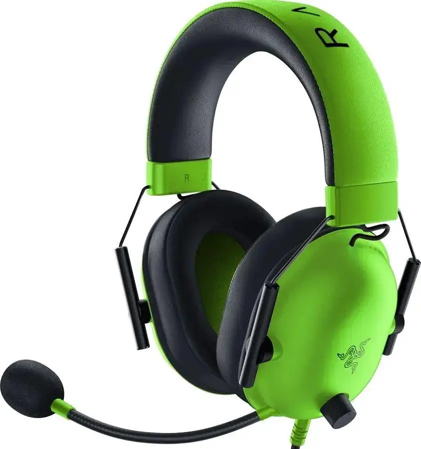 Навушники Razer BlackShark V2 X Green, професійна геймерська гарнітура - фото 2