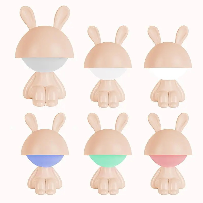 Світильник-нічник Kite LED з акумулятором Cute Bunny персиковий (K25-316-1-4) - фото 3