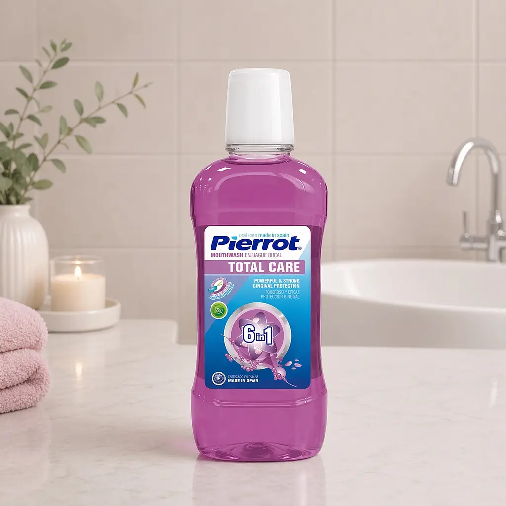 Ополіскувач для ротової порожнини Pierrot Total Care 6 в 1 захист зубів і ясен 500 мл