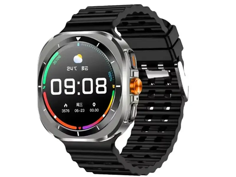 Смарт-годинник W&O X15 Max Amoled Black (WOX15MBL)